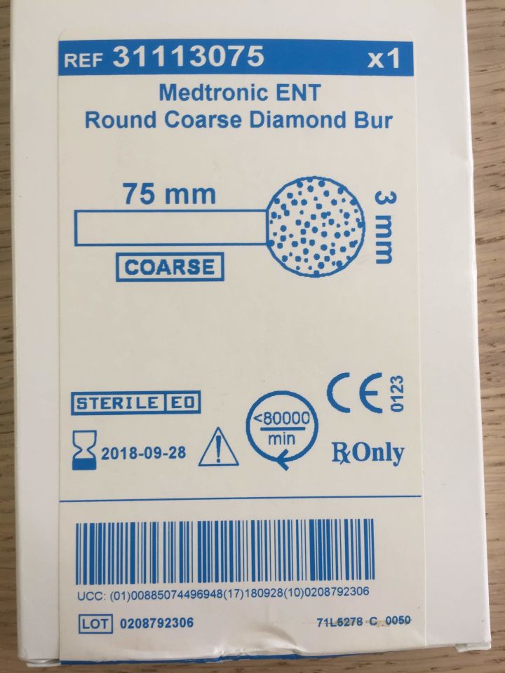 BUR 31113075 3MMX75MM CRSE DIAMOND