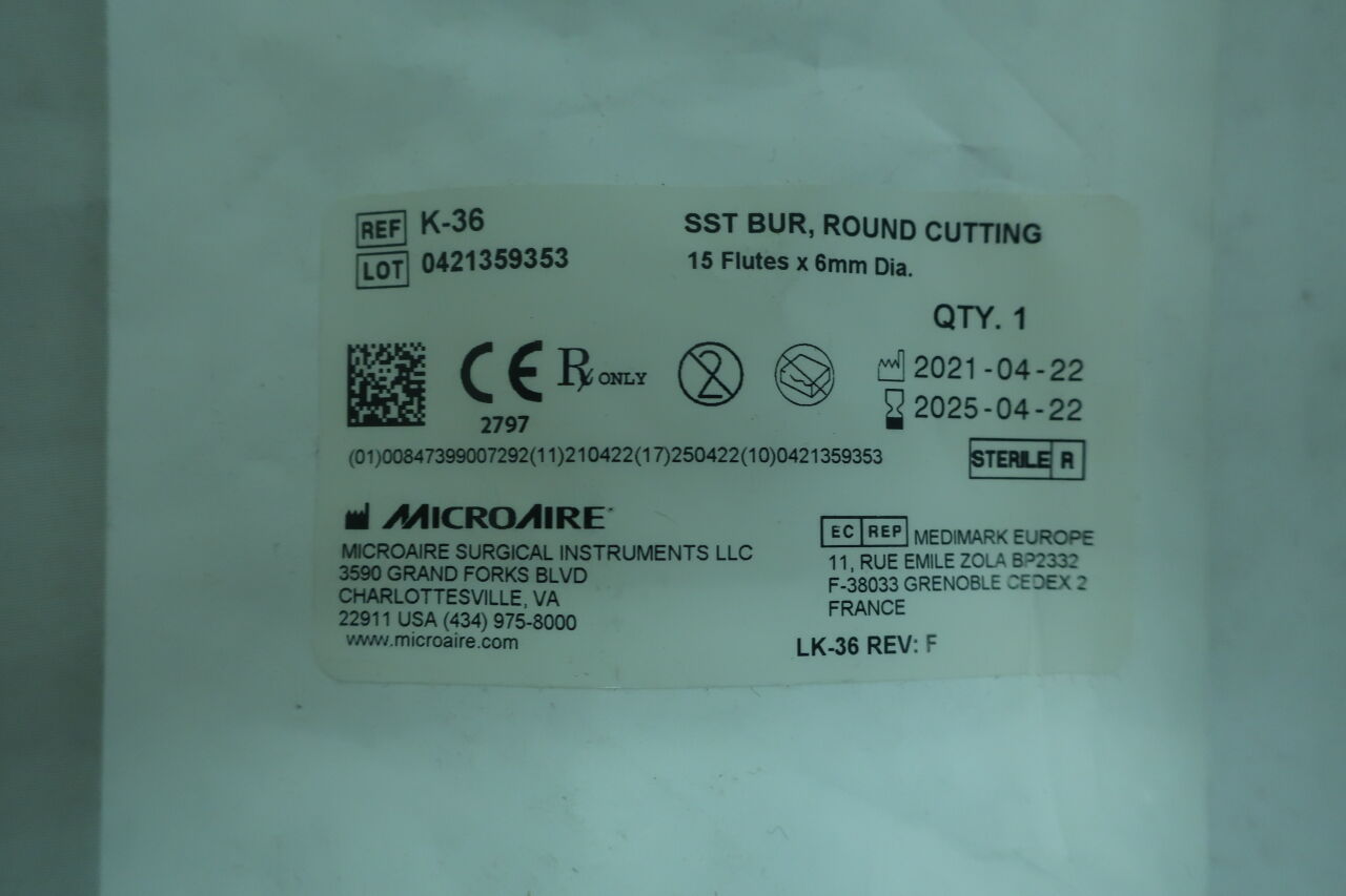 BUR 9789B 5PK 4MM 72MM L SST CUTTING