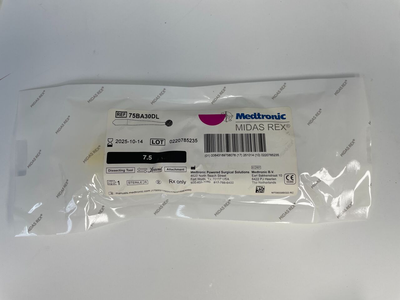 TOOL MR8 5CM LP BALL DMD 2MM DIAMETER