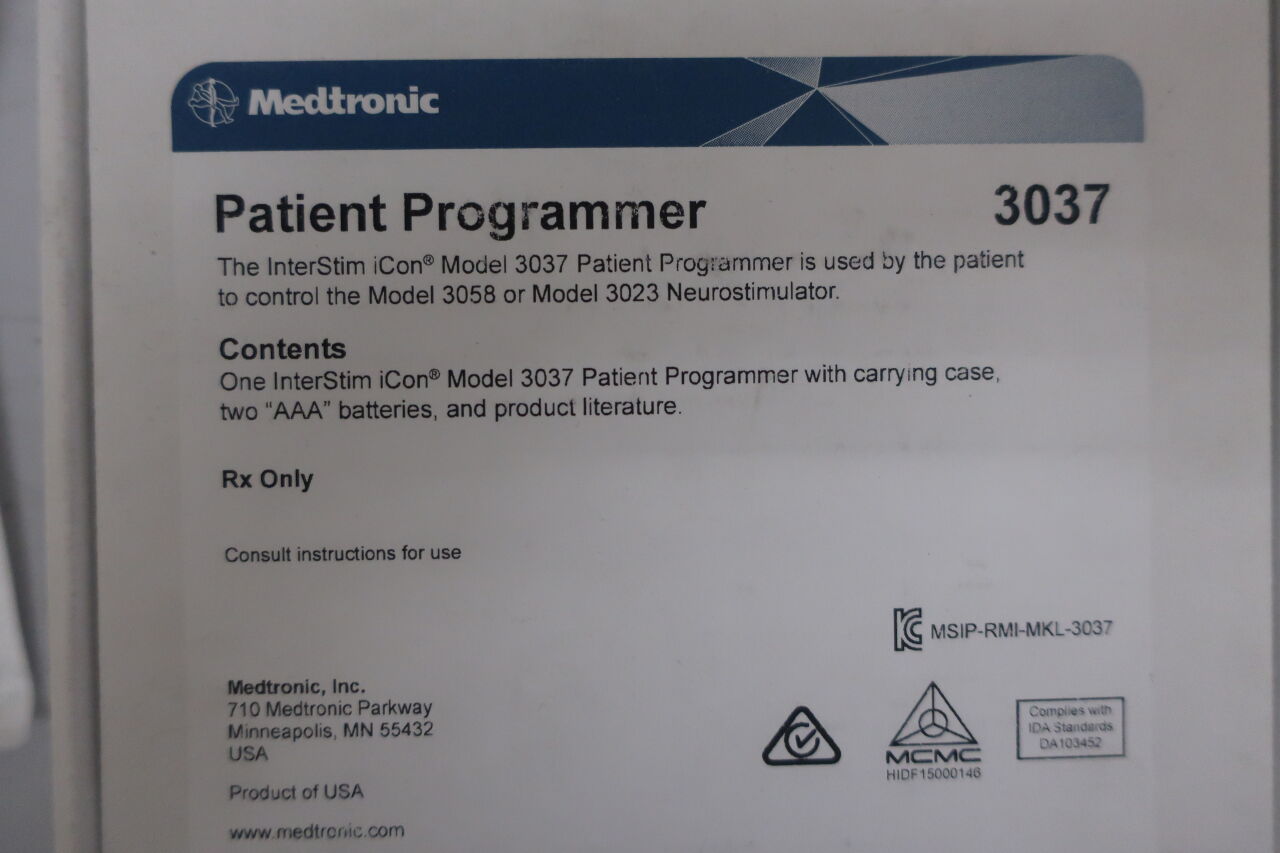 PROGRAMMER 3037 PATIENT INTERSTIM SLIM