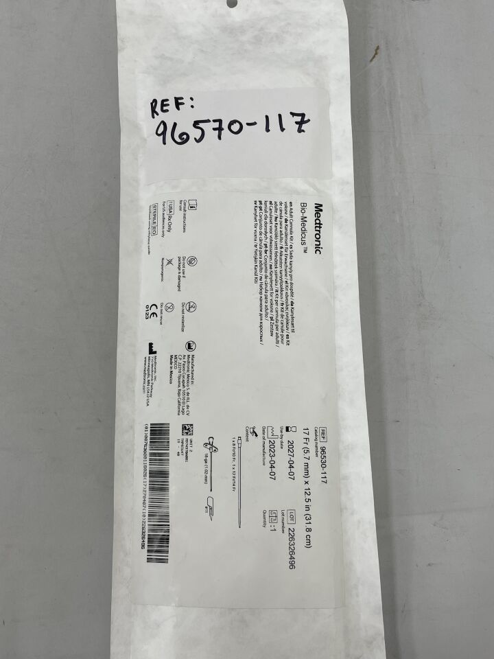 CANNULA 96670-117 BIO-MEDICUS 17FR EA