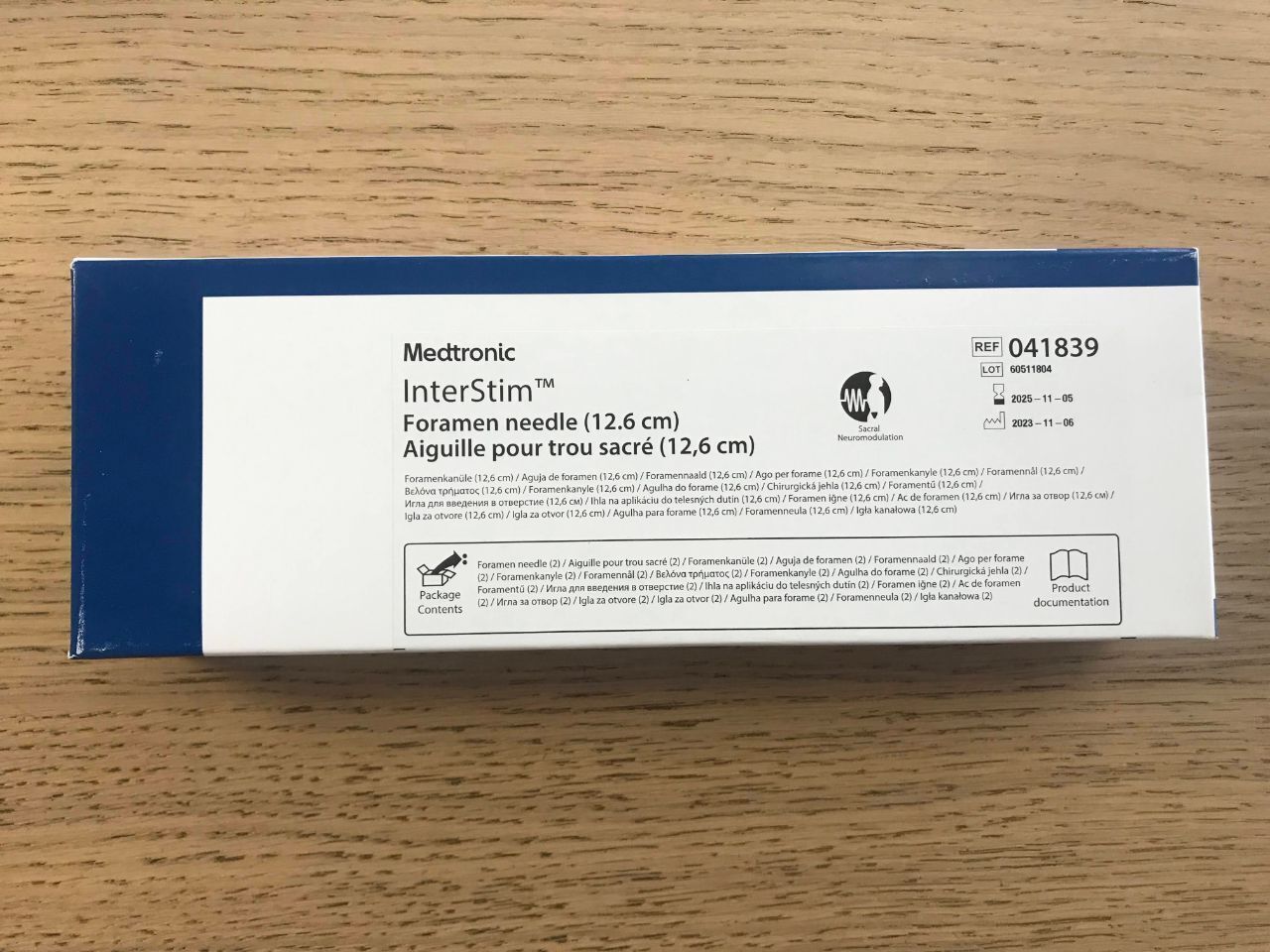 NEEDLE 041839 FORAMEN 5IN 18.5GA 2PK