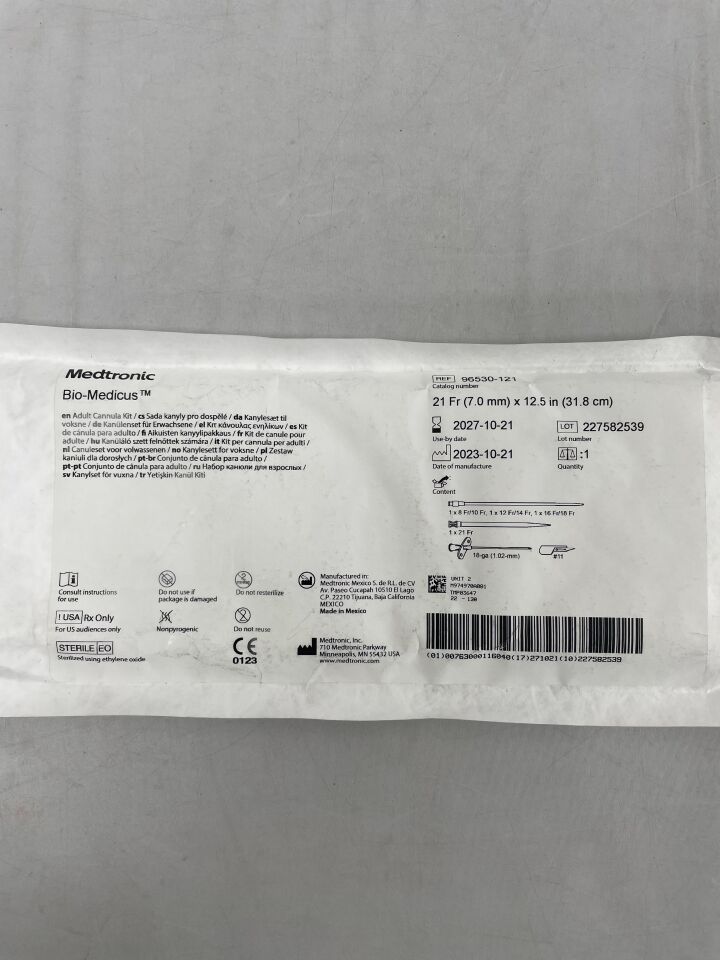 CANNULA 96530-121 BIO-MEDICUS 21FR EA