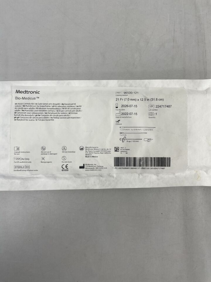 CANNULA 96530-121 BIO-MEDICUS 21FR EA