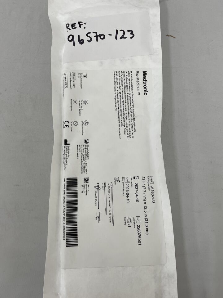 CANNULA 96570-123 BIO-MEDICUS 23FR EA