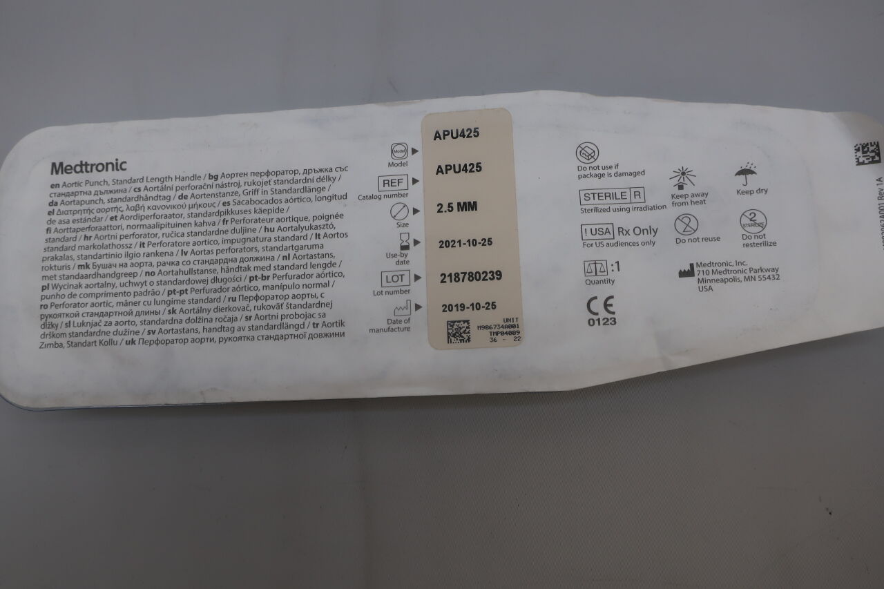 ACCESSORY APU525 AORTIC PUNCH LNG 2.5MM