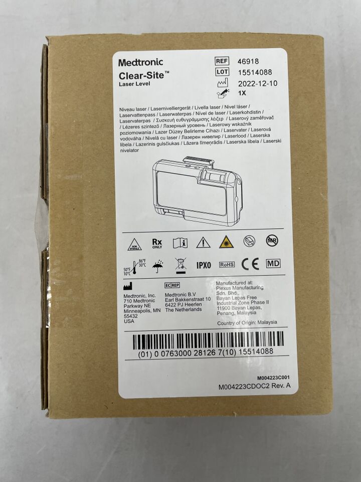 EDMS 46918 CLEAR-SITE LASER LEVEL