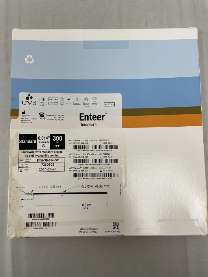 ENTEER GUIDEWIRE .014" X 300CM STANDARD