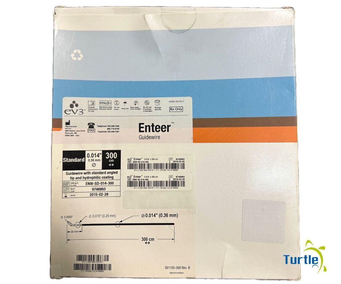 ENTEER GUIDEWIRE .014" X 300CM STANDARD