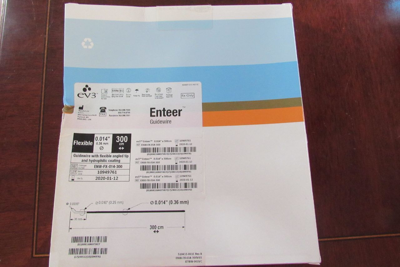 ENTEER GUIDEWIRE .014" X 300CM FLEXIBLE