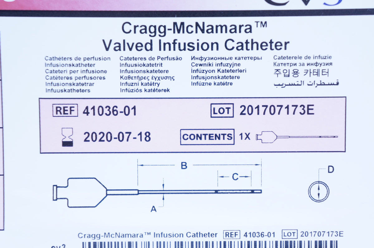 INF CATH 41036-01 CRAGG-MCNAMARA