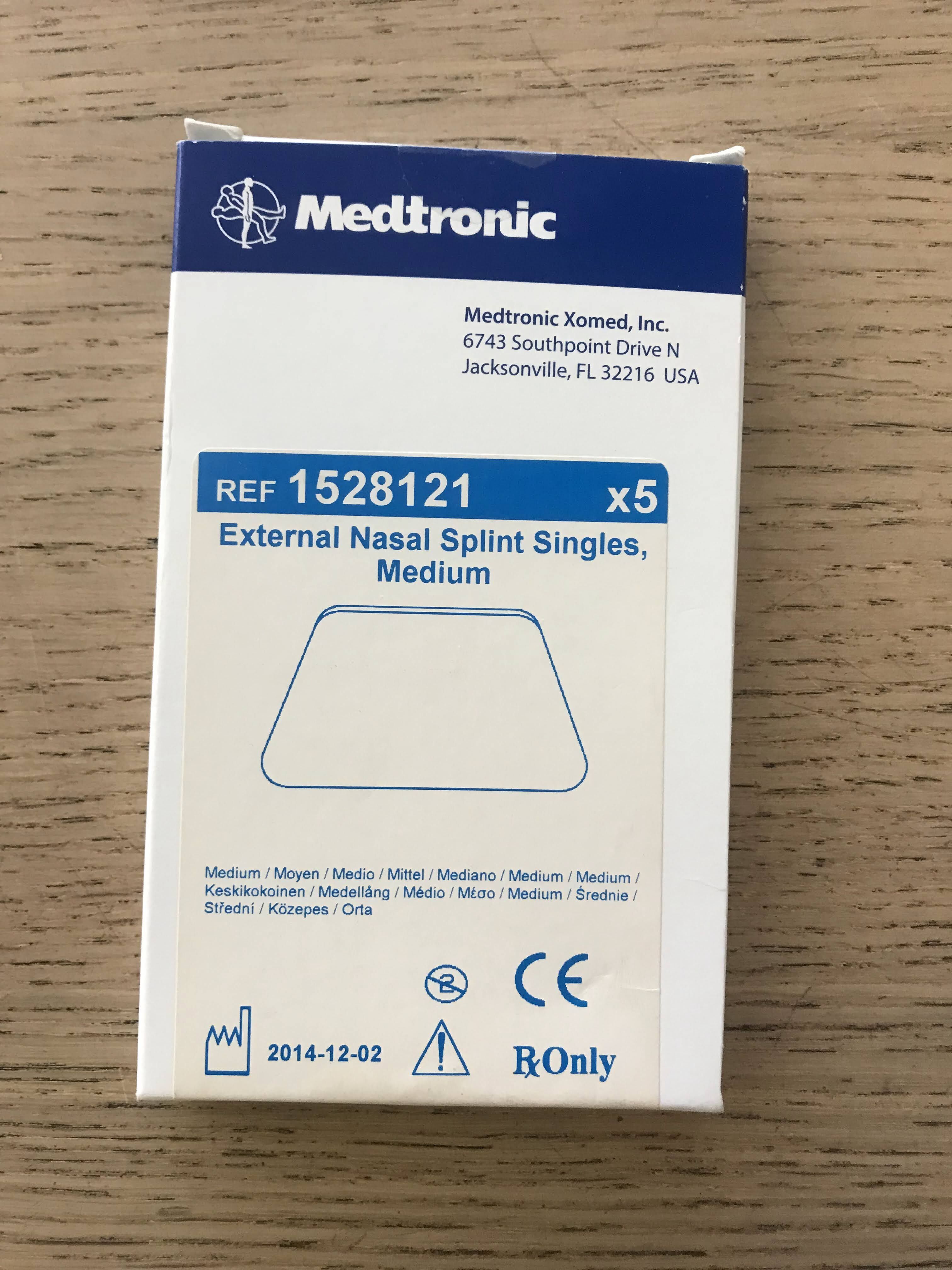 SPLINT 1528121 5PK EXTERNAL NASAL MEDIUM