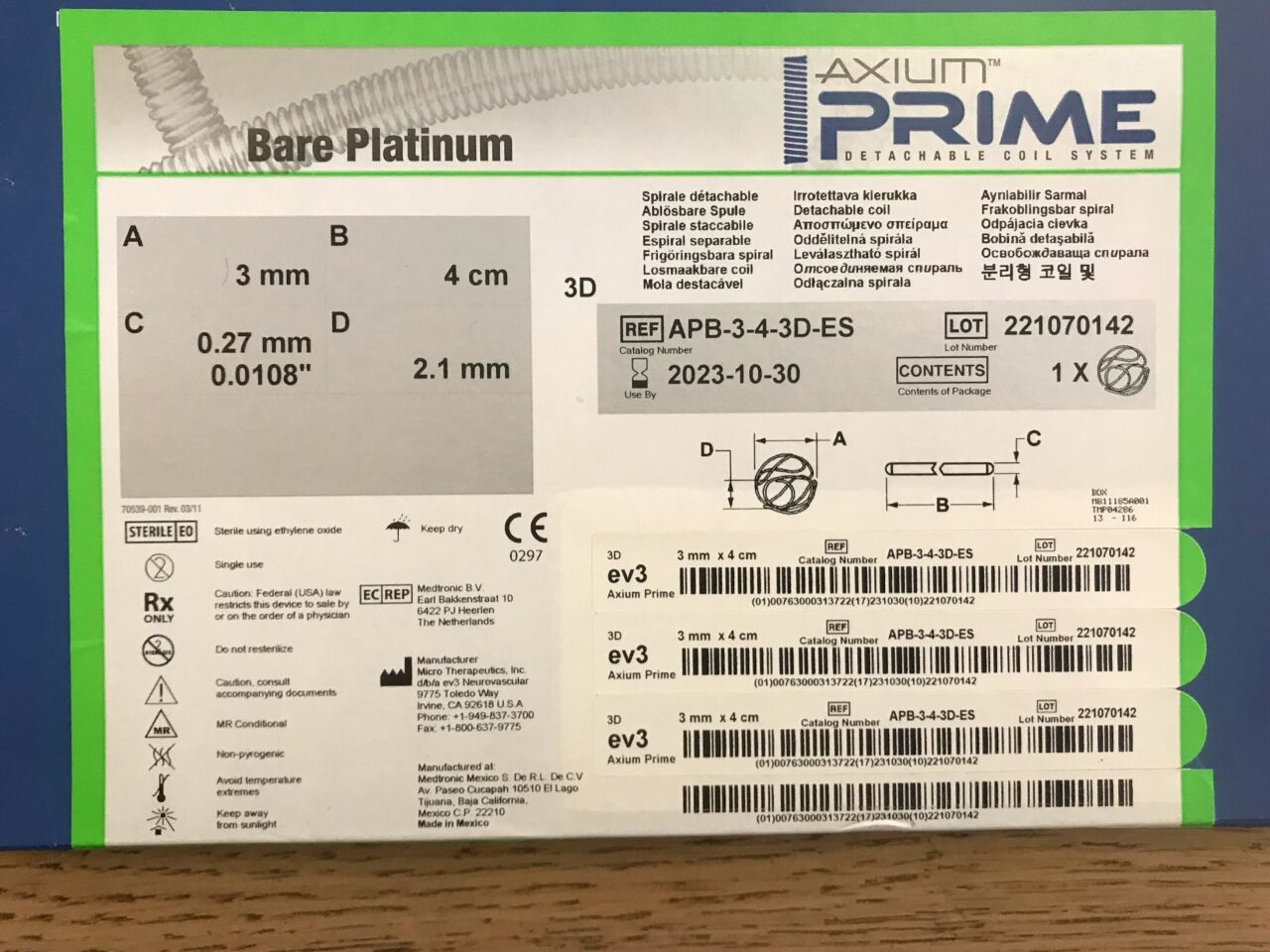 AXIUM PRIME BARE 3D 1MM X 2CM EXTRA SOFT