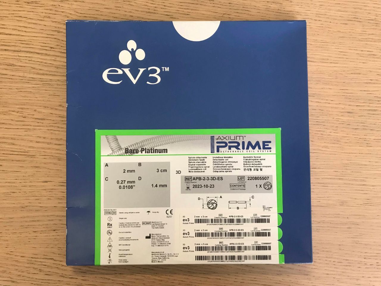 AXIUM PRIME BARE HX 2MM X 3CM EXTRA