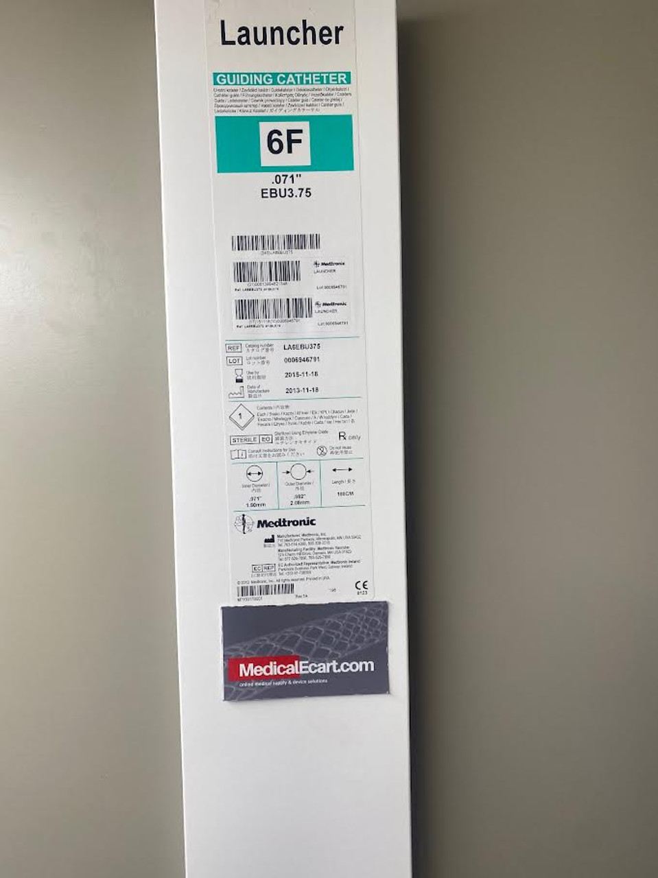 CATHETER LAUNCHER 6F 100CM EB30