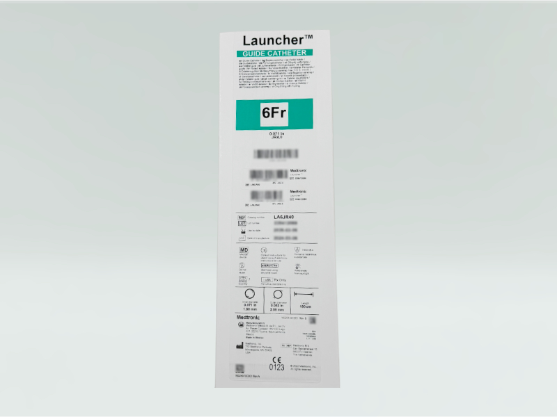 CATHETER LAUNCHER 6F 100CM AL75