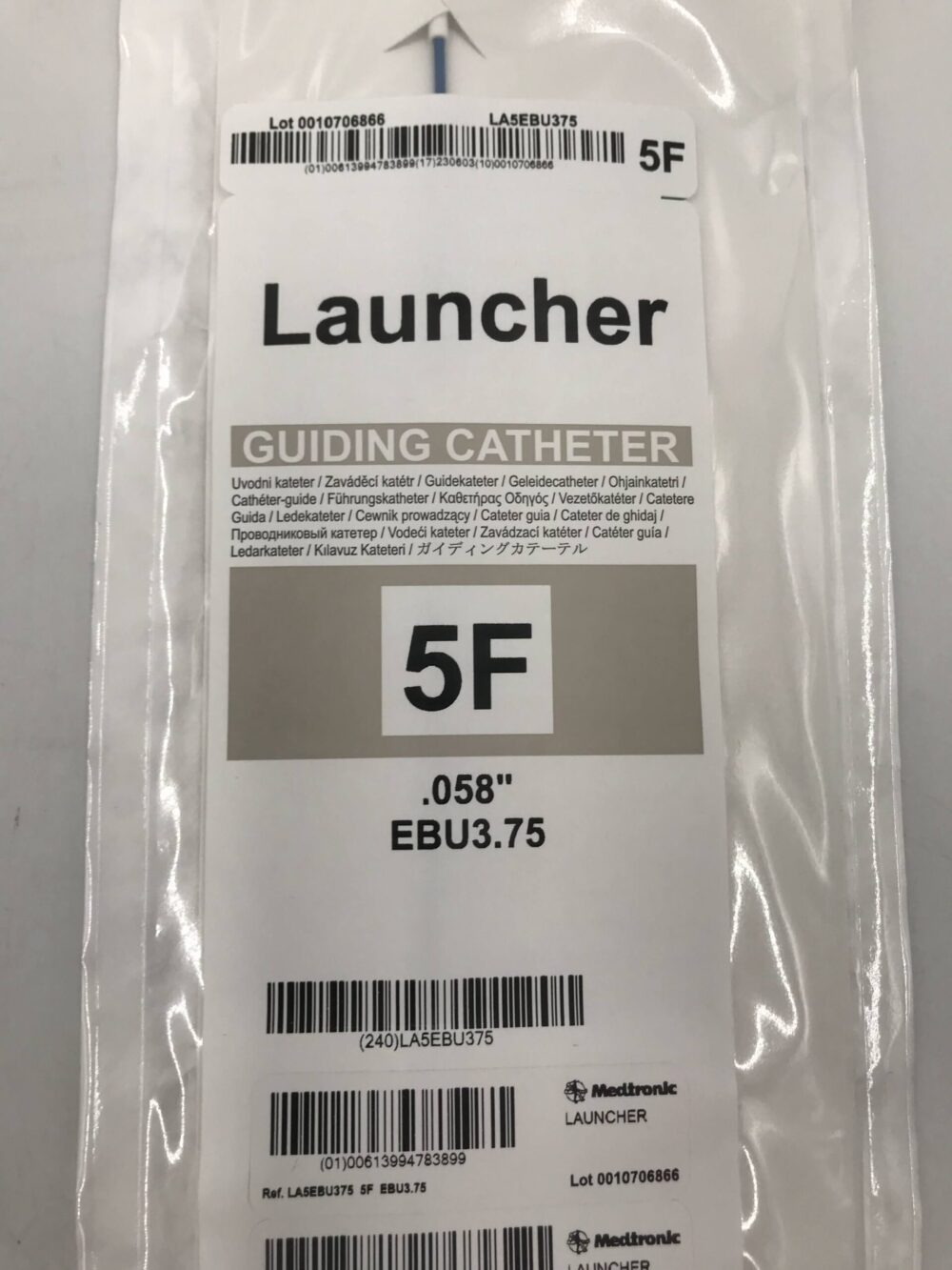 CATHETER LAUNCHER 5F 100CM JCL50