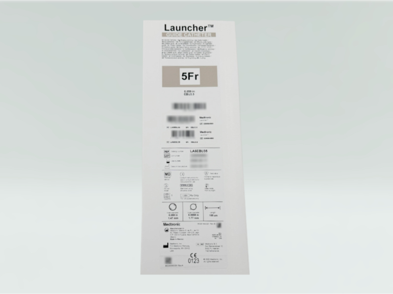 CATHETER LAUNCHER 5F 100CM JR3.5