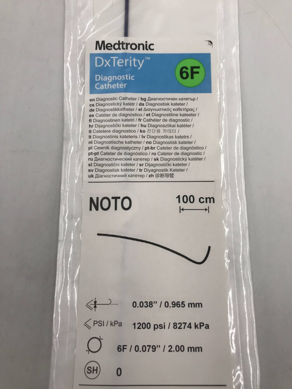 CATHETER LAUNCHER 5F 100CM NOTO
