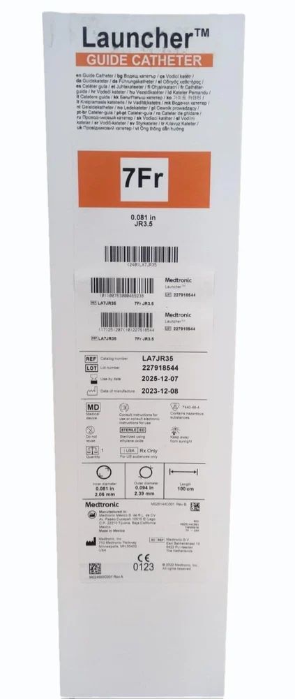 CATHETER LAUNCHER 7F 100CM CH25