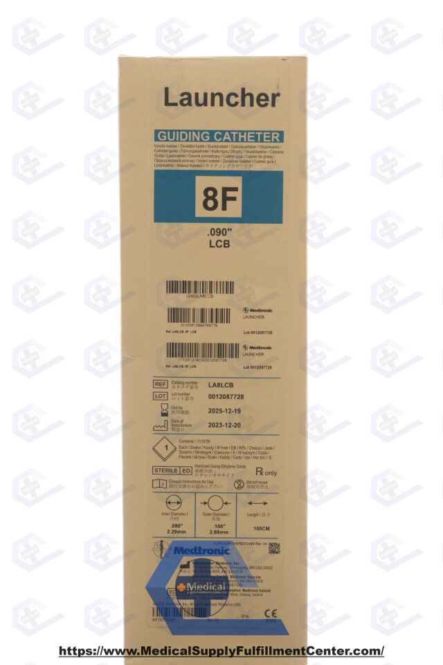 CATHETER LAUNCHER 8F 100CM LCB