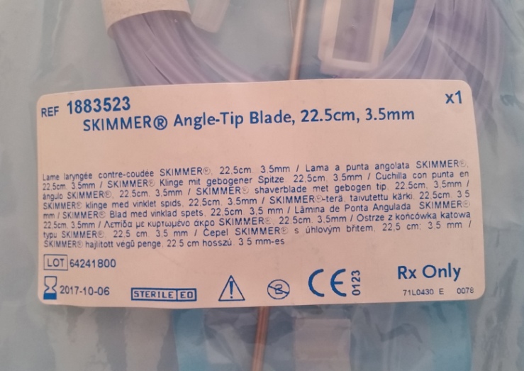 BLADE 1883523 SKIMMER 3PK 3.5MM 22.5CM