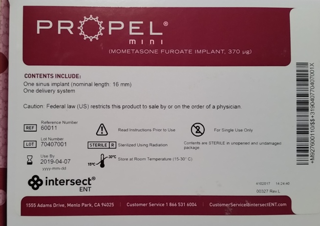 IMPLANT 60011 PROPEL MINI