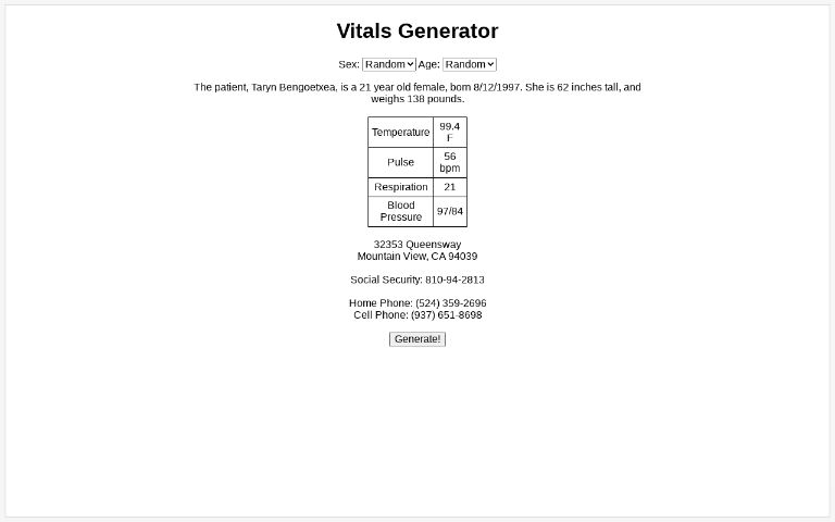 GENERATOR AFR-00008 HEXAPULSE PF