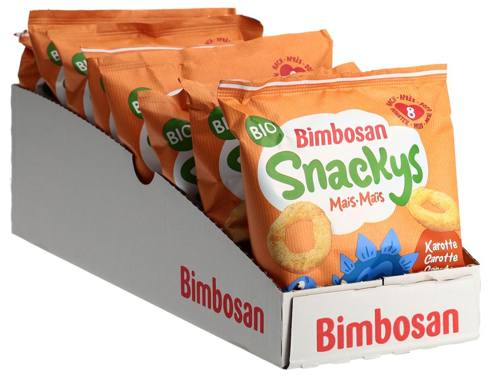 BIMBOSAN Bio-Snackys Gemüse 8 x 20 g