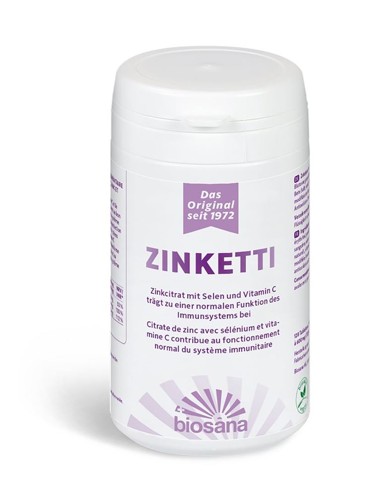 ZINKETTI Vitamin C Zink Tabl Ds 128 Stk