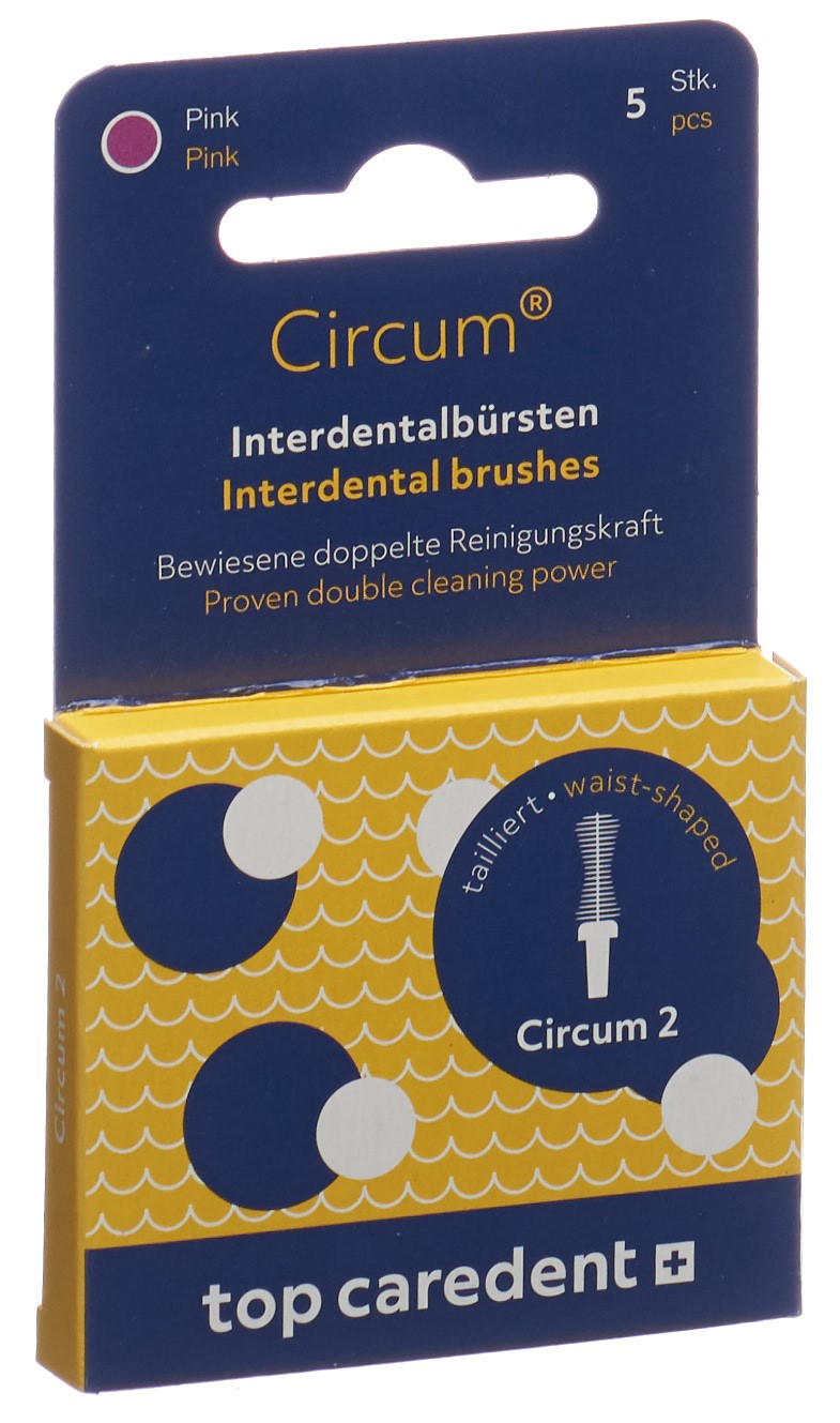 TOP CAREDENT Circum 2 CDB-2 Int Bürste pink 5 Stk