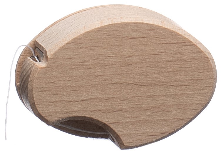 TOP CAREDENT Holz Zahnseidebox Naturseide 25m