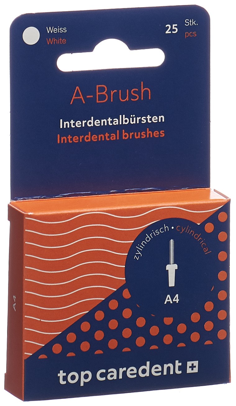 TOP CAREDENT A-Brush 4 IDBH-W weiss 25 Stk