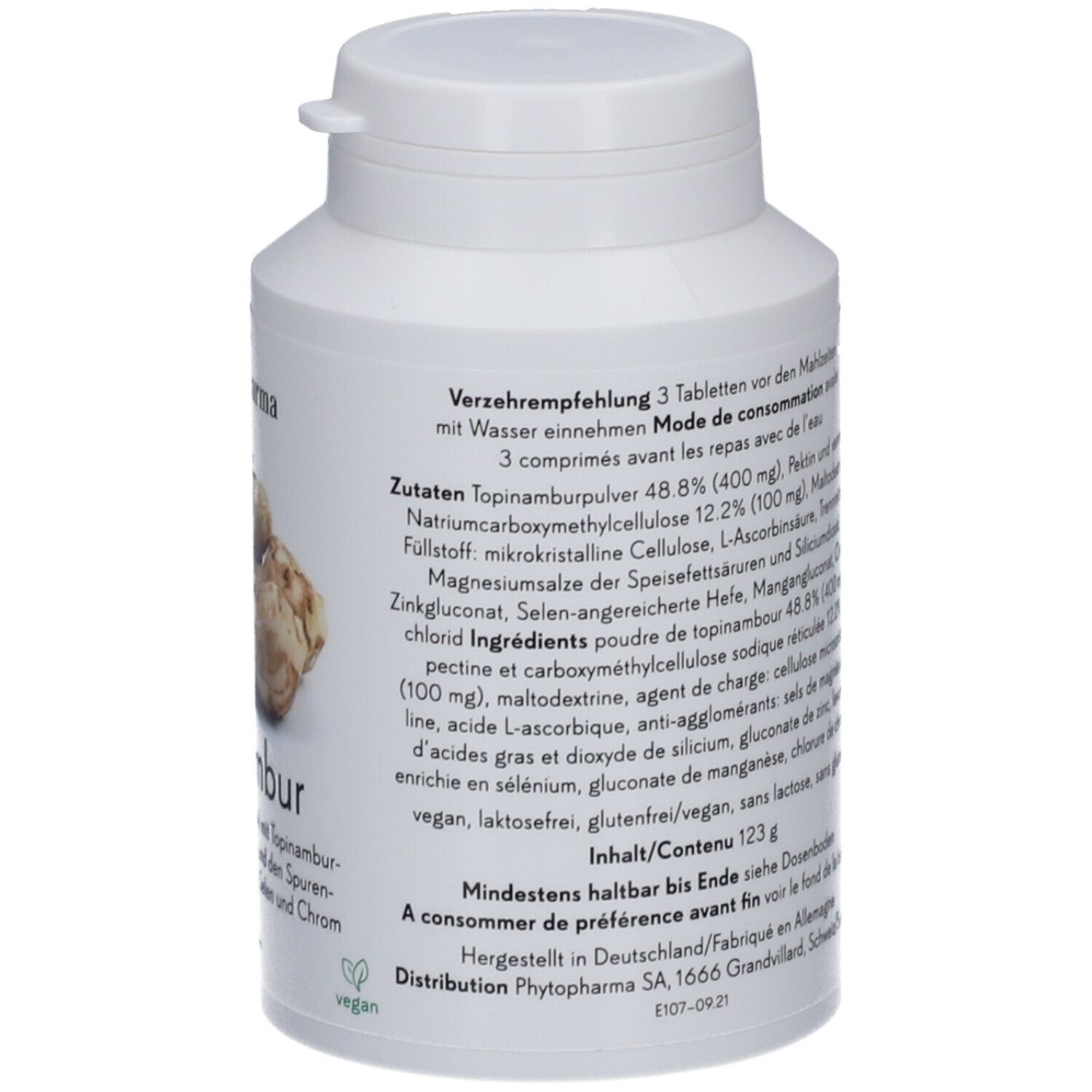 PHYTOPHARMA Topinambur Tabl 150 Stk