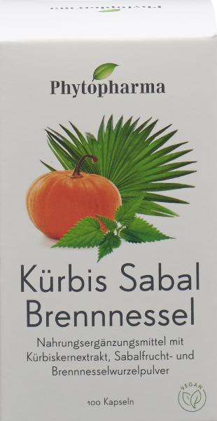 PHYTOPHARMA Kürbis Sabal Brennnessel Kaps 100 Stk