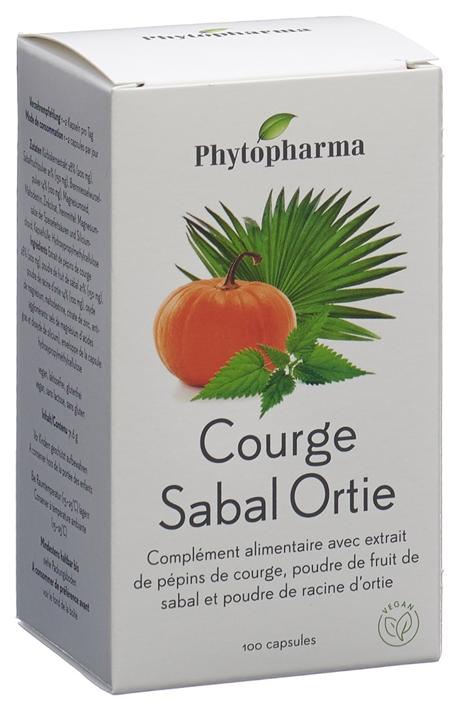 PHYTOPHARMA Kürbis Sabal Brennnessel Kaps 100 Stk