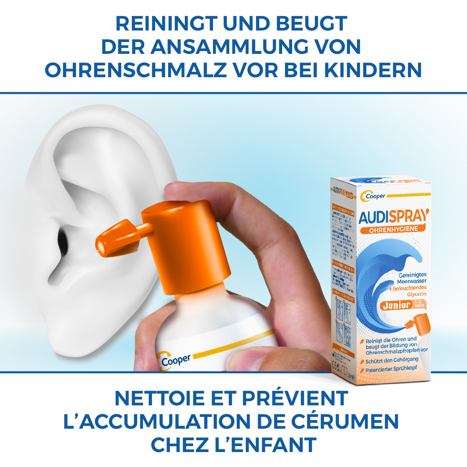 AUDISPRAY Junior Ohrenhygiene Spr 25 ml