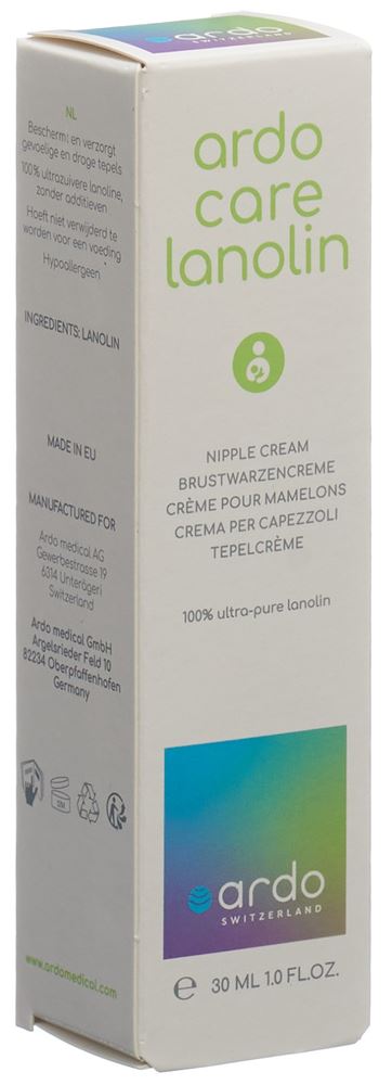 ARDO CARE LANOLIN Brustwarzencr D/F/I/NL/E 30 ml