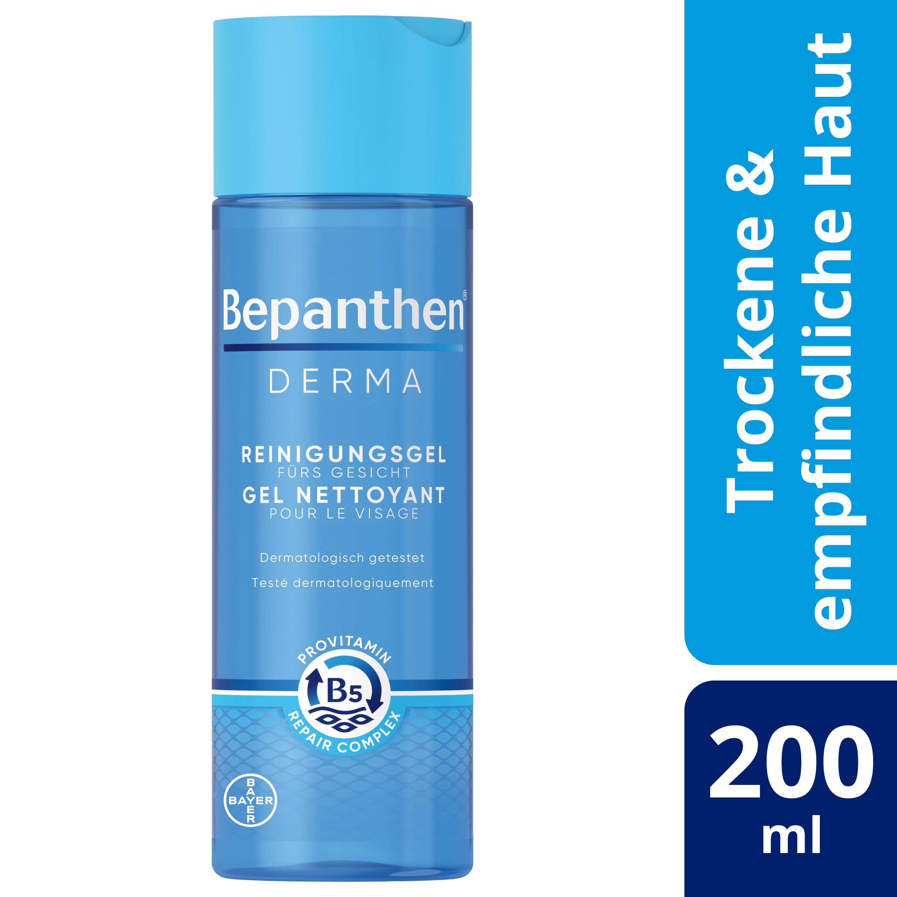 BEPANTHEN DERMA Reinigungsgel fürs Gesicht 200 ml