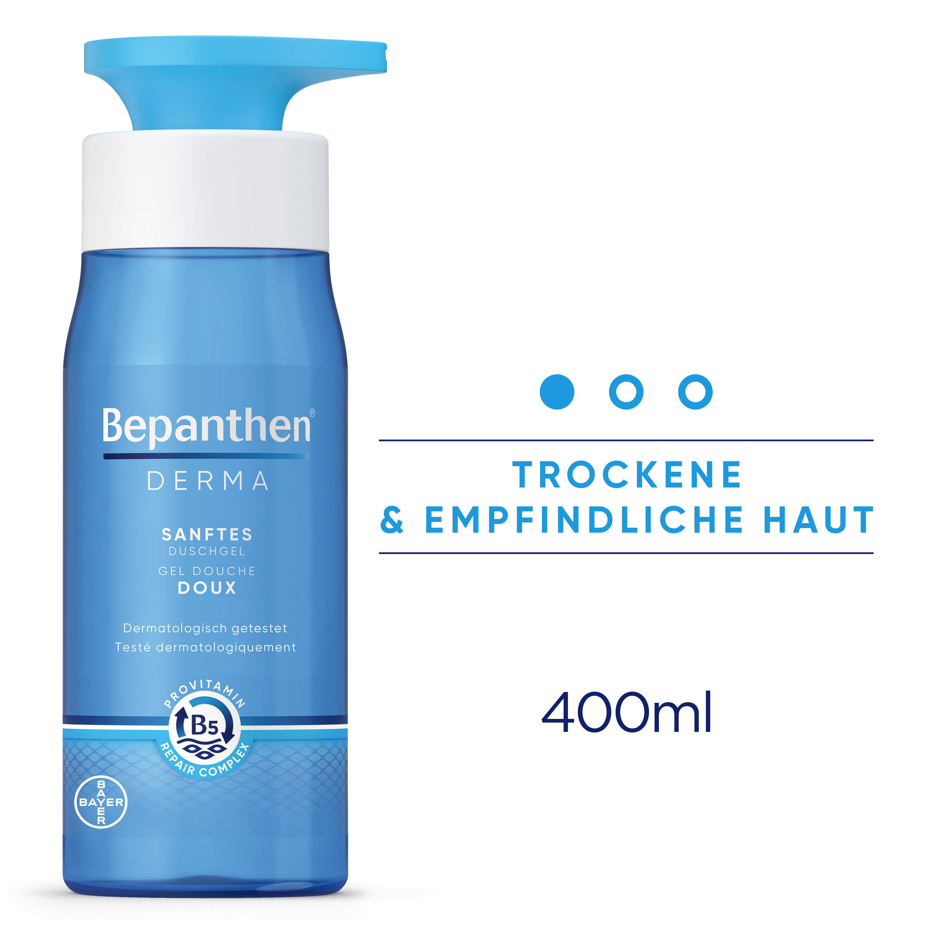 BEPANTHEN DERMA Duschgel sanft Disp 400 ml