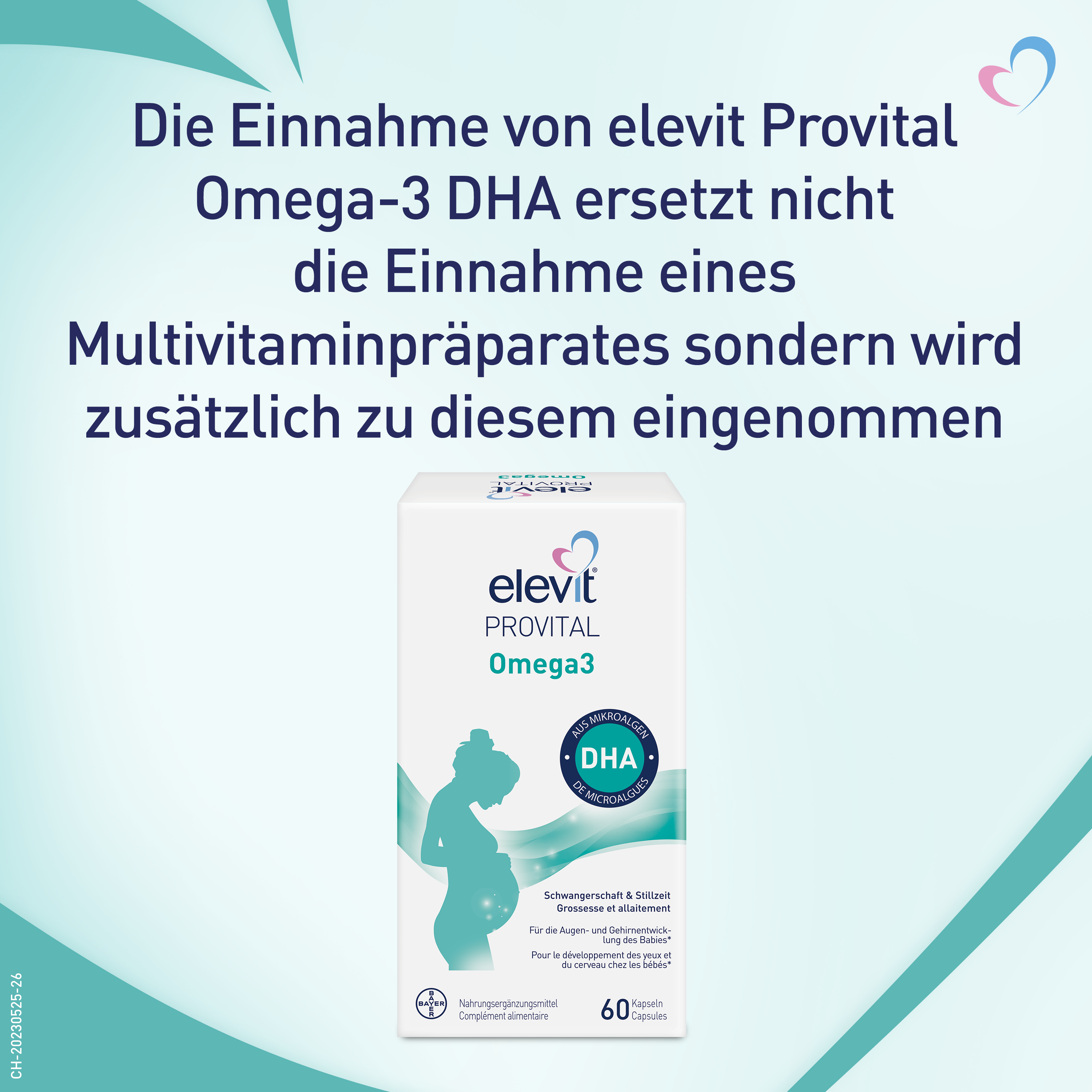 ELEVIT PROVITAL Omega3 Kaps 60 Stk