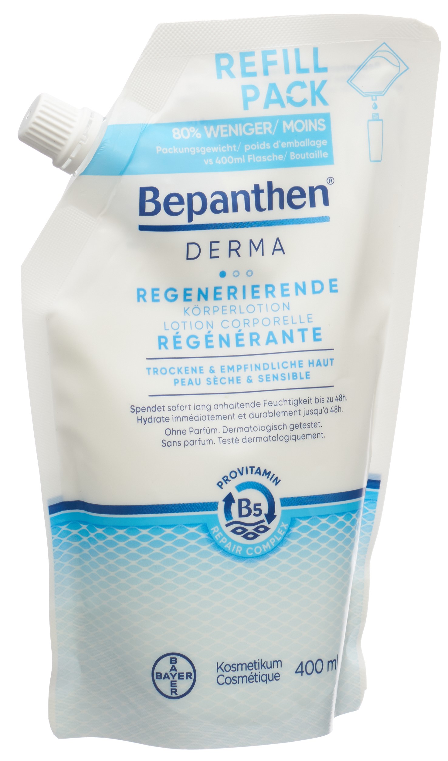 BEPANTHEN DERMA Körperlot regenerier Nachf 400 ml