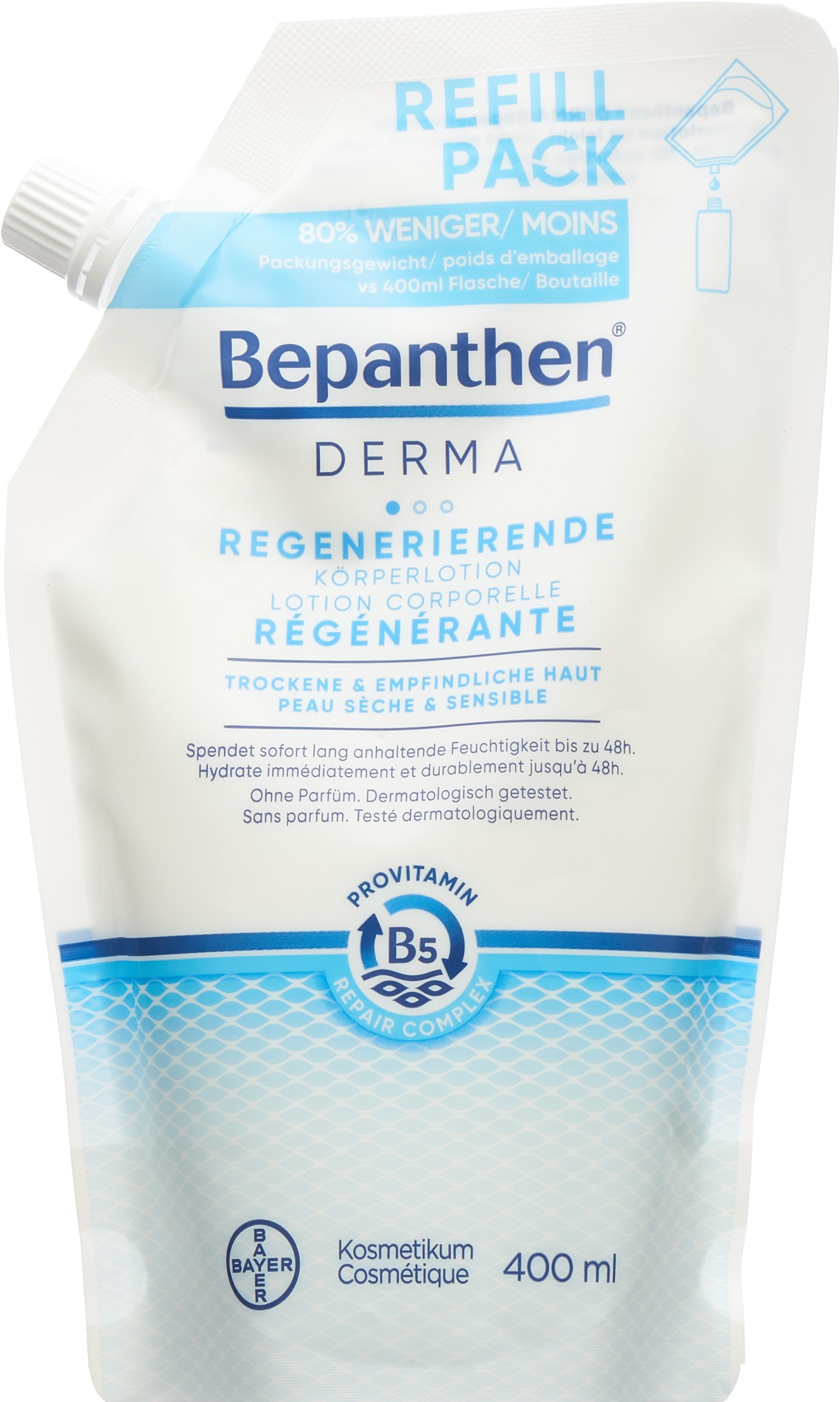 BEPANTHEN DERMA Körperlot regenerier Nachf 400 ml