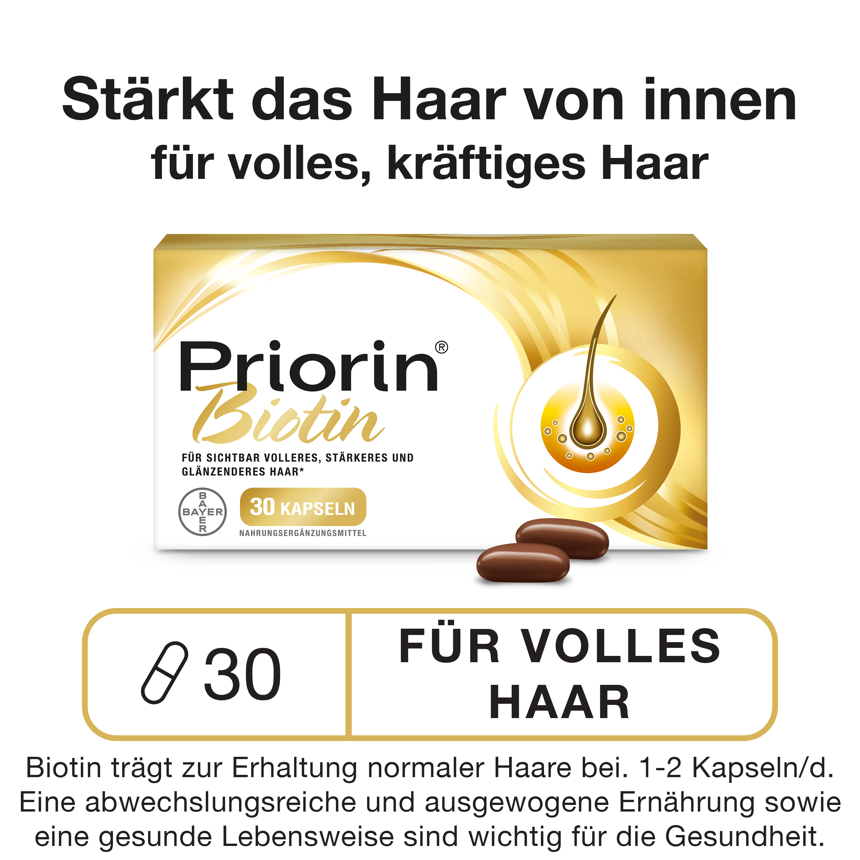 PRIORIN Biotin Kaps 30 Stk