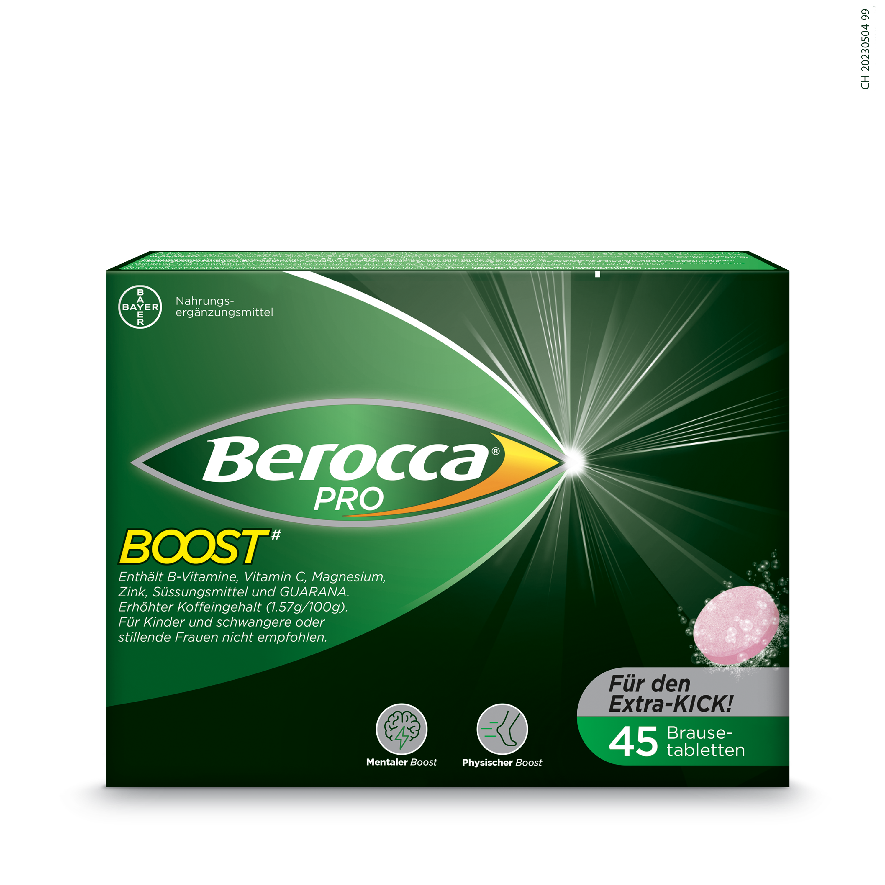 BEROCCA PRO Boost Brausetabl 45 Stk