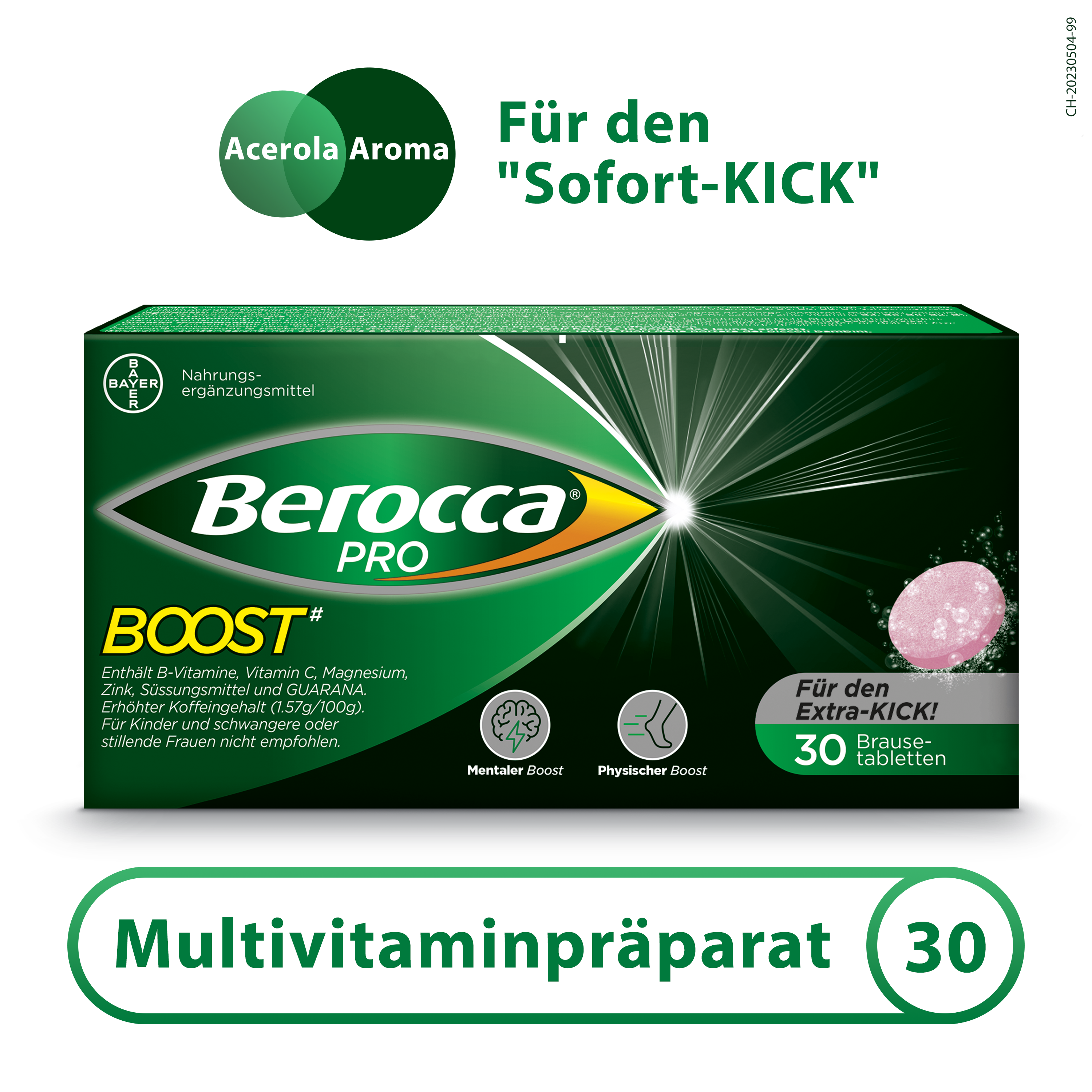 BEROCCA PRO Boost Brausetabl 30 Stk