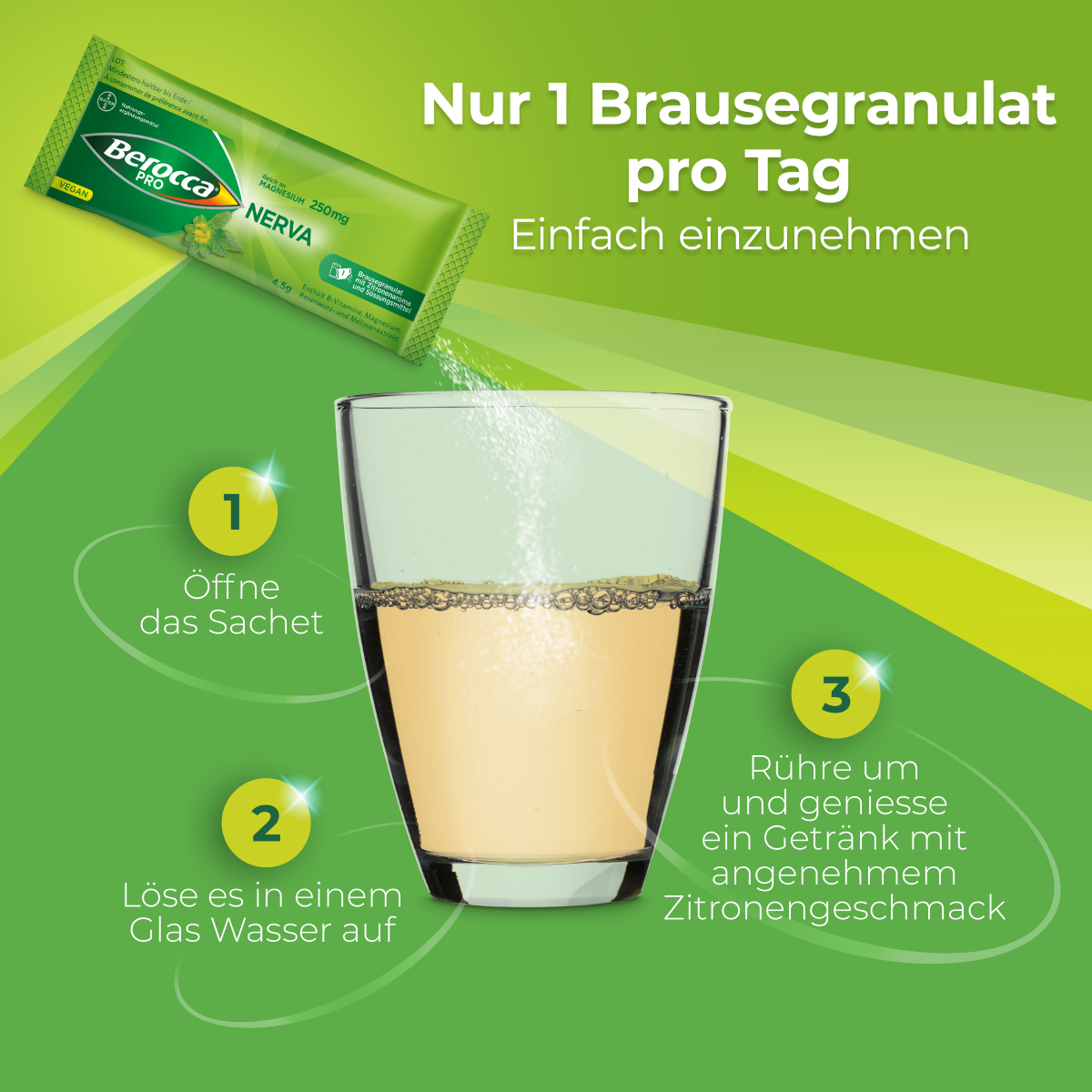 BEROCCA PRO NERVA Brausegran Btl 40 Stk