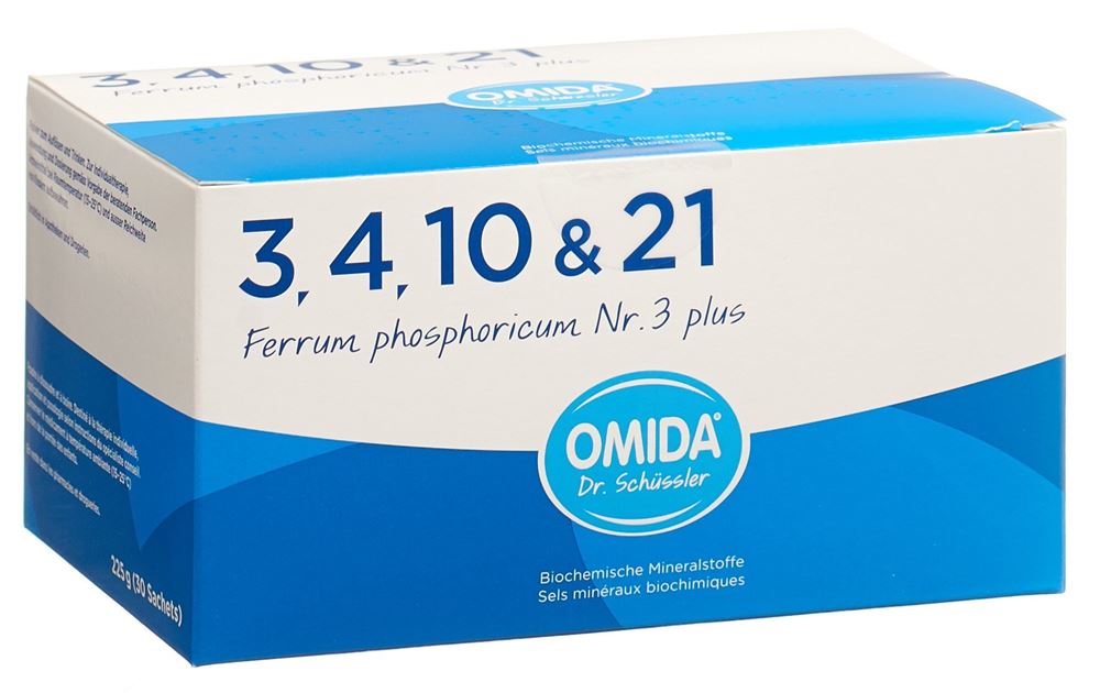 OMIDA SCHÜSSLER Nr3 Ferr phos plus Plv Btl 30 Stk