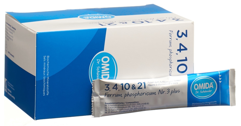 OMIDA SCHÜSSLER Nr3 Ferr phos plus Plv Btl 30 Stk
