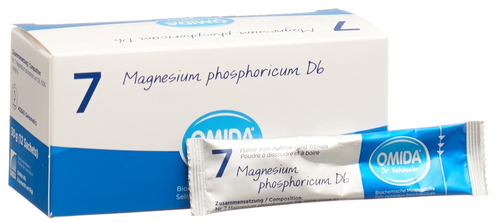 OMIDA SCHÜSSLER Nr7 Magn phos Plv D 6 Btl 12 Stk